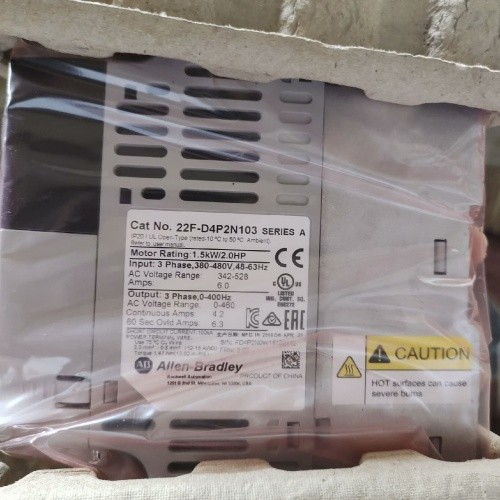 AB Allen Bradley 1.5KW PowerFlex Frequency Inverter 22F-D4P2N103 AC Drive New Original