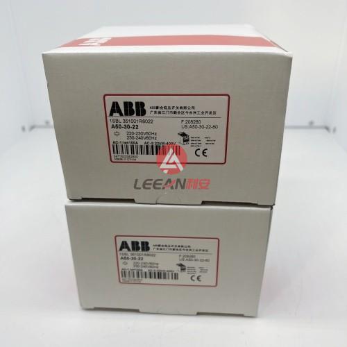 ABB 1SBL351001R8022 AC Contactor A50-30-22 with Block 2NO 2NC 220-230V 50Hz/60Hz New