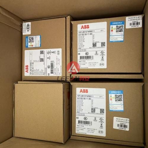 ABB 3 Poles AC Contactor AX150-30-11-80 1SFL991074R8011 220-230V 50/60Hz Main Circuit 1000V New