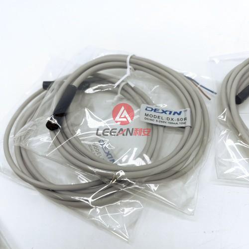 Taiwan DEXIN Magnetic Switch Cylinder Sensor DX-50R with Cable DC/AC 5-240V 100mA 10W New