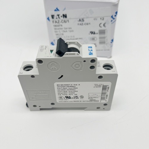 Eaton Moeller 1-Pole MCCB FAZ-C6/1 Moulded Case Circuit Breaker 6A 15kA New