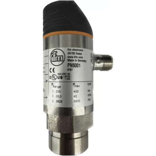 IFM Pressure Sensor with Display PN5001 Electronic Switch PN-250-SBR14-HFPKG/US/ /V New