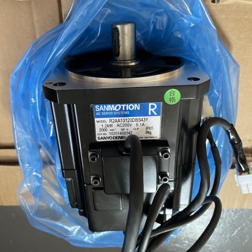 SANYO DENKI Industrial AC Servo Motor R2AA13120DBS43Y 1.2KW AC200V 9.1A 2000RPM New