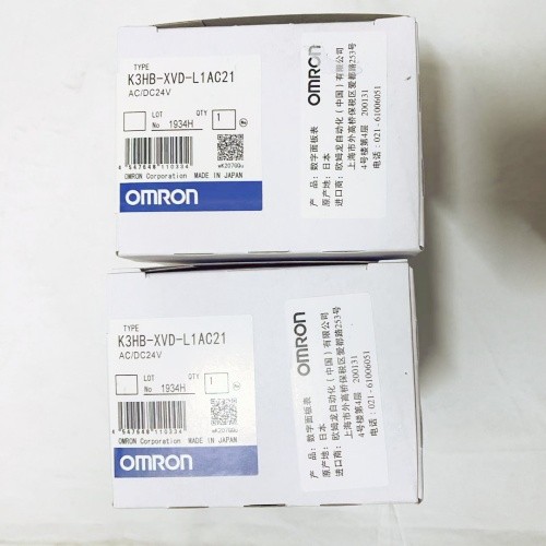 Omron Industrial K3HB Series Digital Panel Meters K3HB-XVD-L1AC21 Indicators ​AC/DC24V New