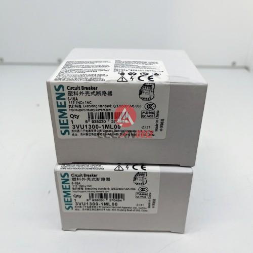 SIEMENS MCCB Circuit Breaker 3VU1300-1ML00 Motor Starter Protector with Auxiliary Contacts 1NO 1NC New