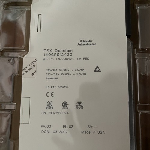 Schneider Electric Modicon TSX Quantum Power Supply Module 140CPS12420 Redundant Modules New 