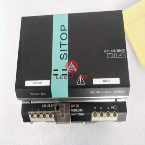 SIEMENS SITOP Modular Power Supply Module 6EP1436-3BA00 Input 3AC 400-500V Output DC24V 20A New