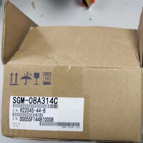 Yaskawa 750W Servomotor SGM-08A314C Servo Motor 3000RPM 4.4A 200V New