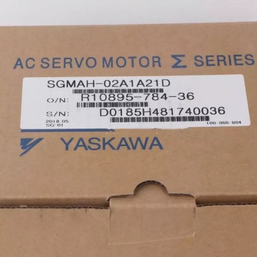 Yaskawa Electric Industrial 200W AC Servo Motor SGMAH-02A1A21D Rated Speed 3000RPM 200V 2.1A New