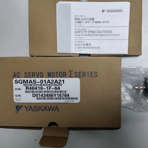 Yaskawa AC Servo Motor SGMAS-01A2A21 Power 100W AC200V Industrial Motors